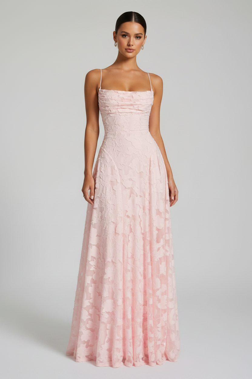 Women's Wedding Guest Dress – Floral Maxi Dress