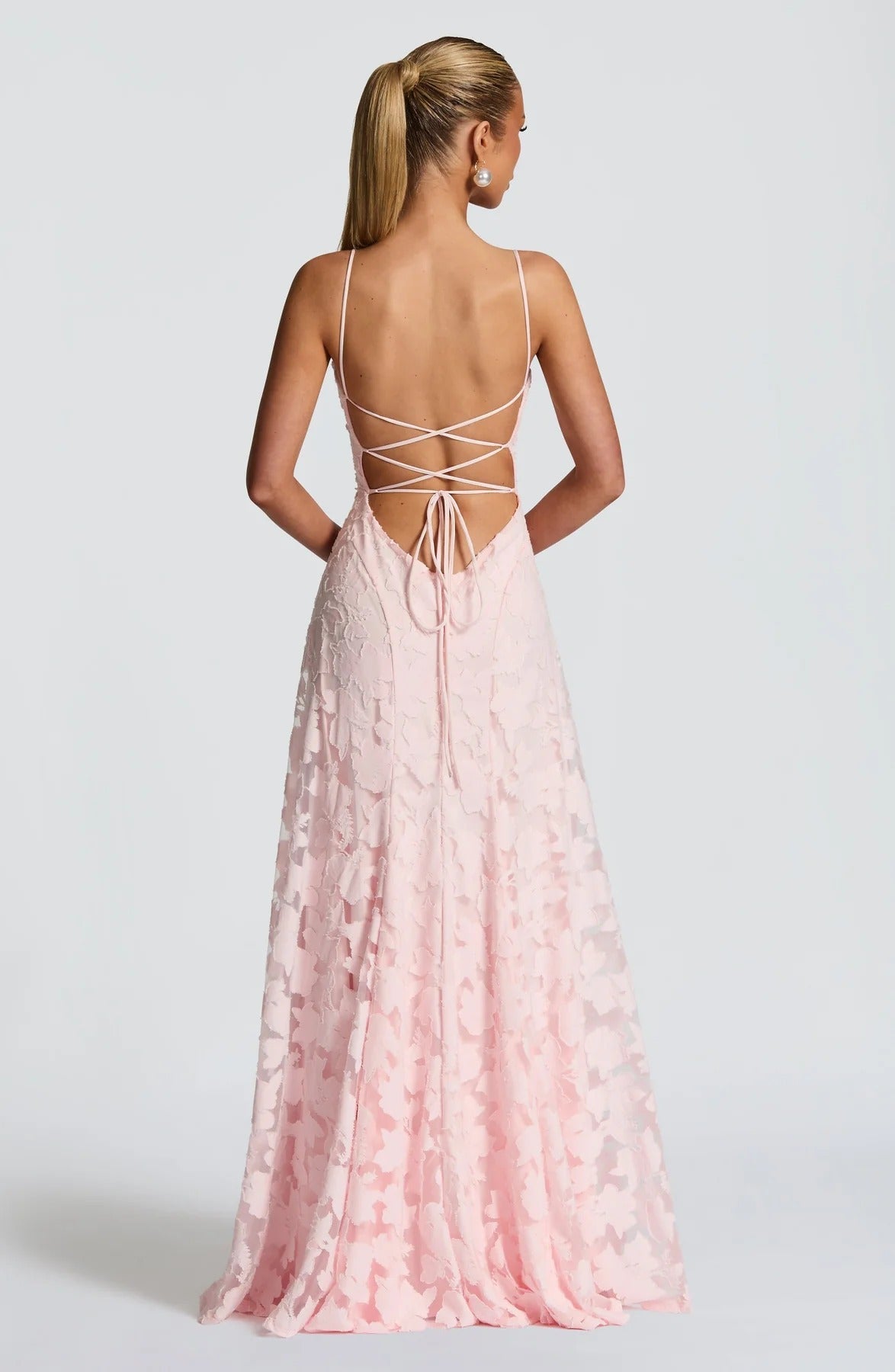 Women's Wedding Guest Dress – Floral Sleeveless Maxi Dress